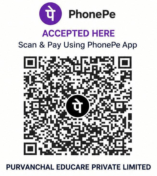 Payment QR code - scan with PhonePe or any UPI app to pay PURVANCHAL EDUCARE PRIVATE LIMITED